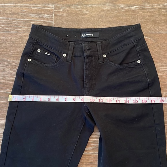 Cambio black jeans. Low-rise. - Picture 6 of 7